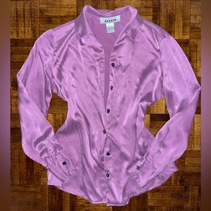 ALFANI 100% Silk Blouse